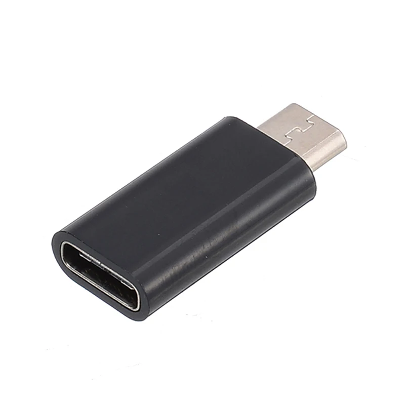 Mayitr High Quality Micro USB Male 5 Pin to USB 3.1 Type C Female Connector Data Adapter Converter Black White
