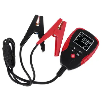 

Digital 12V Car Battery Tester CCA Mode Automotive Battery Load Tester Analyzer Automobile Vehicle Battery Diagnostic Tool