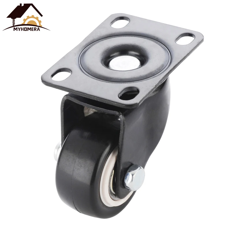 Myhomera резиновые колесики для мебели Heavy Duty 360 Вращающийся 8 мм 10 50 кг 1 5 дюйма Винт