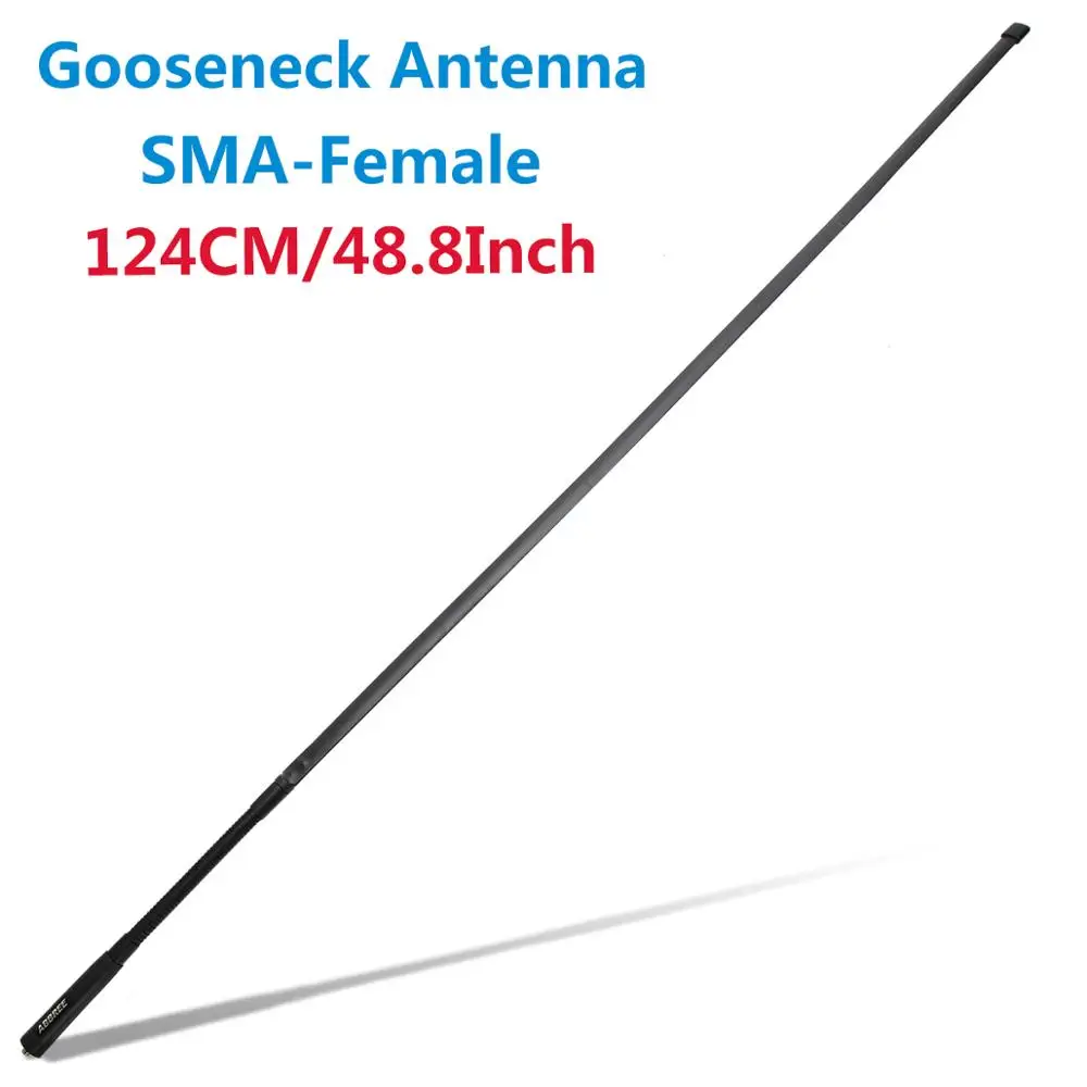 Тактическая антенна Gooseneck CS SMA Female VHF/UHF двухдиапазонная для Baofeng|Запчасти и