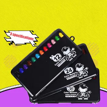 

New Various Colours With Children's Watercolor Pens Graffiti Painting Toy Set Diy Projects Christmas Gifts