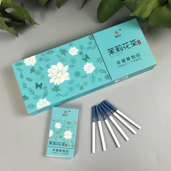 

Jasmine Tea Smoke Men and Women Smoke without Nicotine, 10 Packages , 20 cigarettes in a package Non Tobacco Product