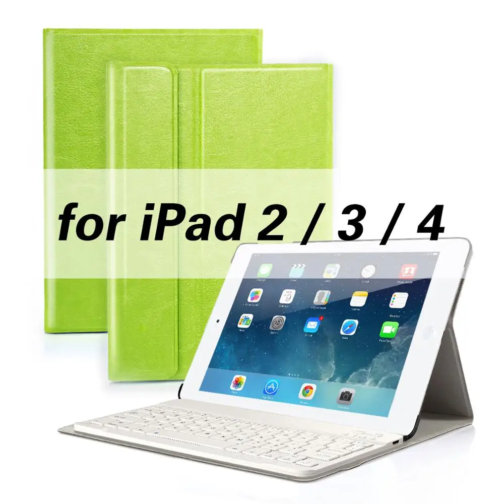 iPad 2 3 4 Smart Keyboard Чехол для iPad 9,7 для iPad 2/3/4, iPad Air 2 iPad Pro 9," Bluetooth клавиатура чехол с подставкой Чехол - Цвет: iPad 2 3 4