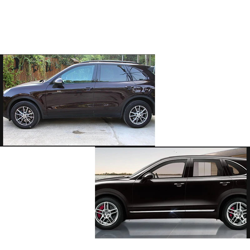 Lsrtw2017 Нержавеющая сталь автомобильные молдинги на кузов для Porsche Cayenne 2011 2012 2013 2014
