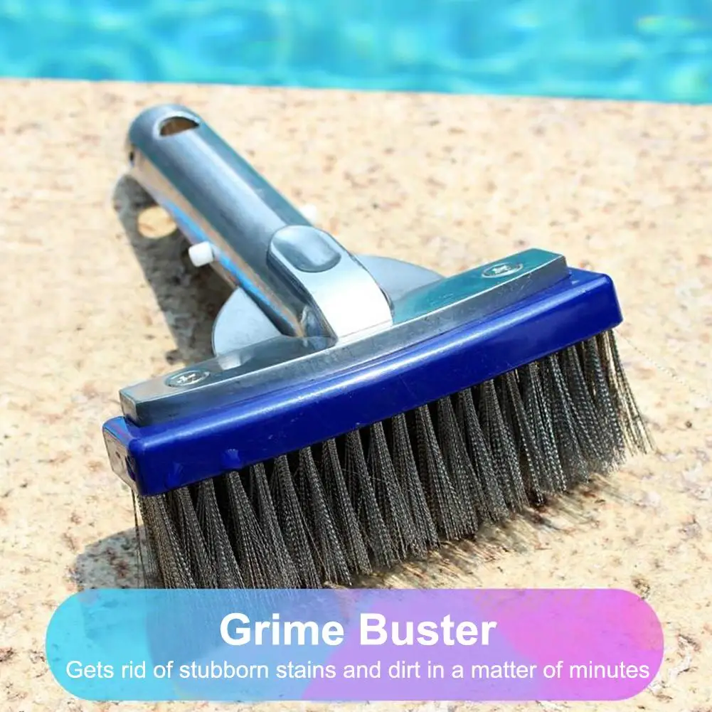 5" Pool Cleaner Brush Best for Tackling Stubborn Stains Aluminium