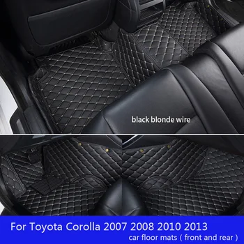 

shenlao Custom car floor mats For Toyota Corolla 2007 2008 2009 2010 2011 2012 2013 waterproof car accessories car mats