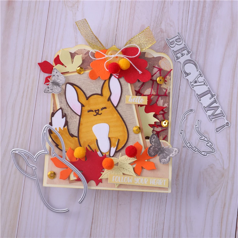 

DiyArts Totoro Dies Calm Word Animal Metal Cutting Dies New 2020 Scrapbooking Paper Card Craft Embossing Die Cutting