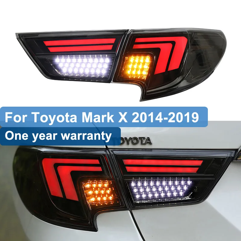 Автомобильный Стайлинг, задний фонарь для Toyota Mark X-, рейз, задние фонари, светодиодные противотуманные фары, DRL, дневные ходовые огни, тюнинг, аксессуары