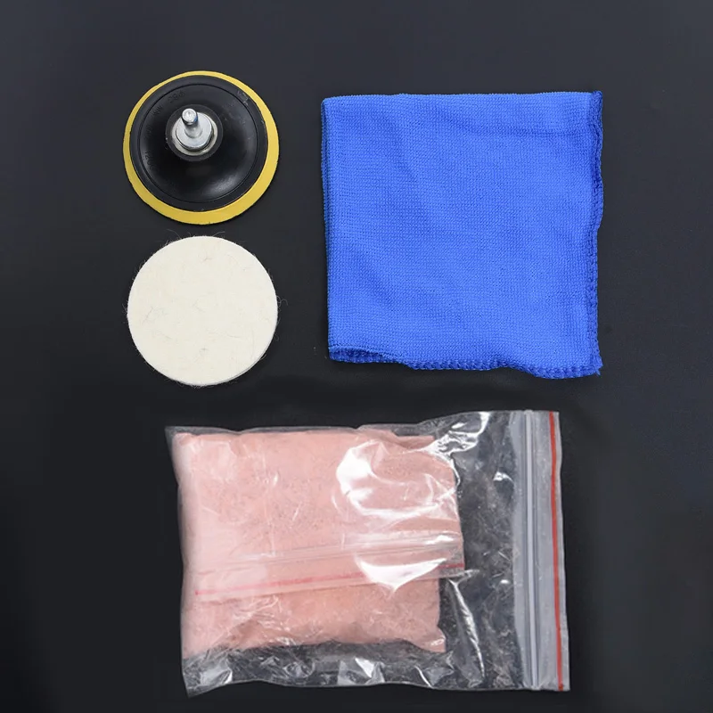  5pcs Car Polish Glass Windshield Polishing Kit Scratch Removal Auto Window Glass Polished Remover R