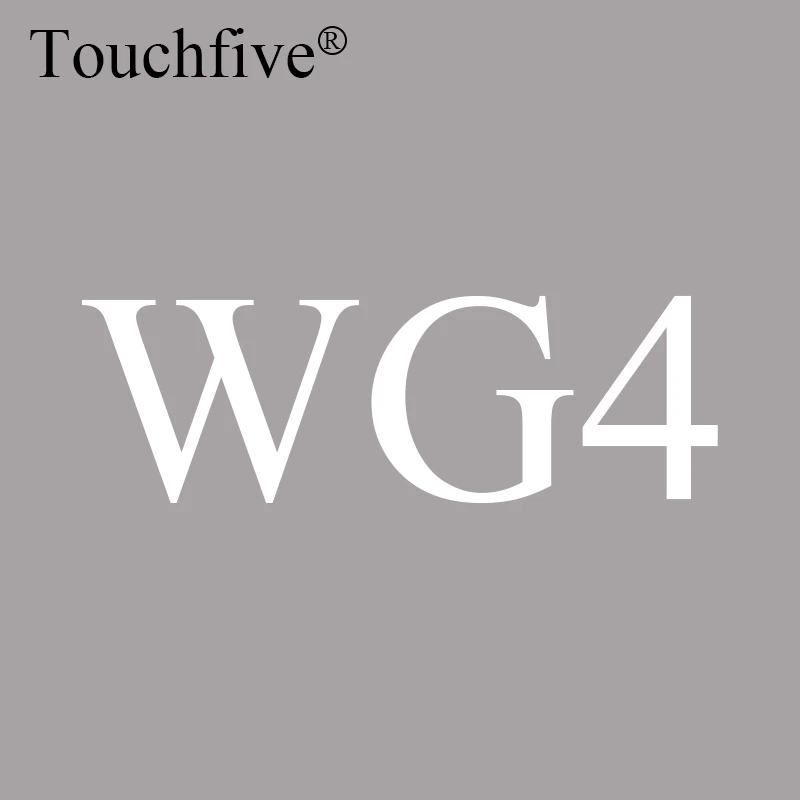WG4 Touchfive дополнительный цвет Dual Head художественные маркеры одиночные на спиртовой основе эскизные маркеры манга кисть для рисования; ручка краски - Цвет: WG4