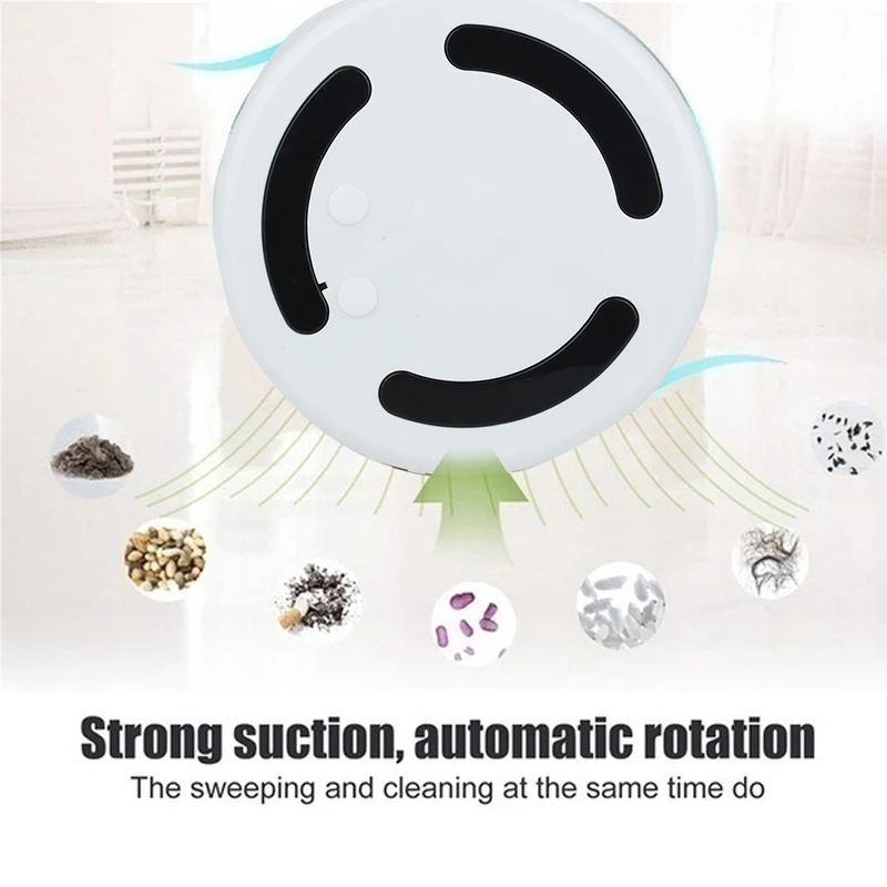 

Smart Vacuum Cleaner Auto Cleaning Robot Household Mop Sweeping Robot USB Rechargeable Automatic 2 in 1 Home Mopping Sweeper