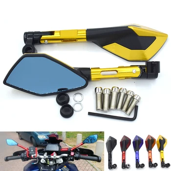 

Universal motorcycle CNC Aluminum Blue Glass Rearview Mirror for BMW F800GS F800R F800GT F800ST F800S F700GS F650GS