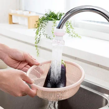 

Creative Shower Kitchen Water-Saving Device Has the Scalable 360 Degree Rotation Splash-Proof Faucet Extended Filter