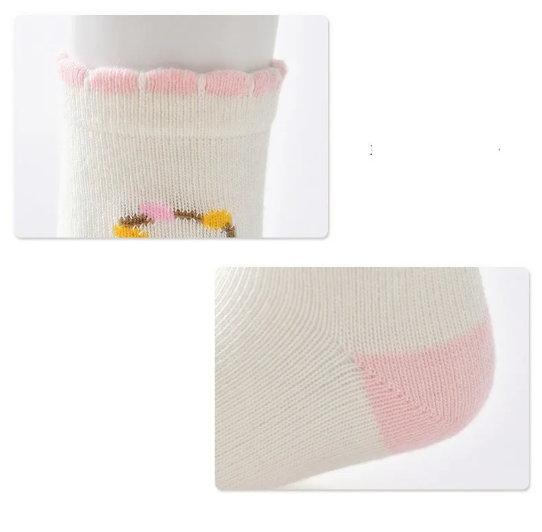 AiKway/носки для малышей 3 пар/лот детские носки-тапочки милые носки для мальчиков и девочек с рисунком