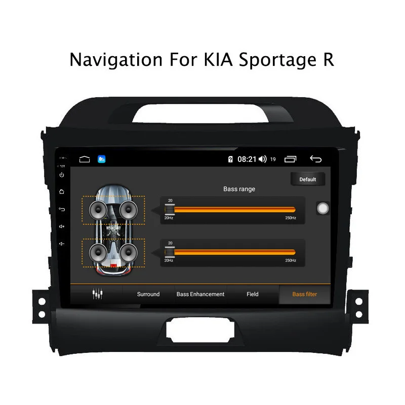 Discount Ectwodvd 9inch Andriod 8.1 Car DVD GPS For Kia Sportage R 2010-2016 4G RAM 64G ROM CarPlay DSP 4G LTE with WIFI 6