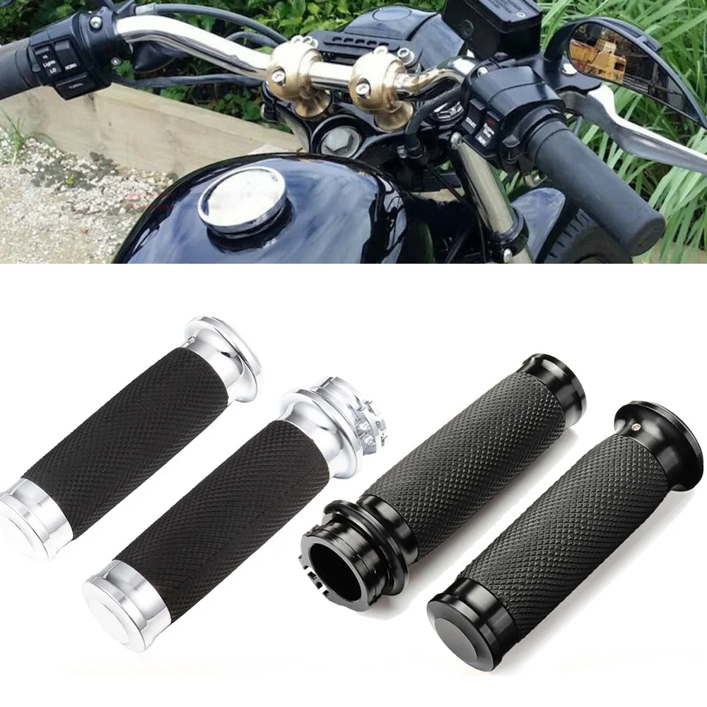 Barra de Borracha do Punho do Forro para Harley Esquerda + Direita Honda Suzuki Kawasaki Durável Útil - 8 Automóveis e motos