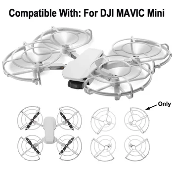 

4pcs Anti Scratch Quick Release Safe 360 Degree Propeller Guard Protective Cover Portable Damage Prevention For DJI Mavic Mini
