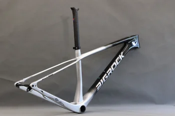 

BIGROCK 29 inch boost148 carbon fiber colorful frame T1000 carbon fiber frame 950g XC carbon fiber frame