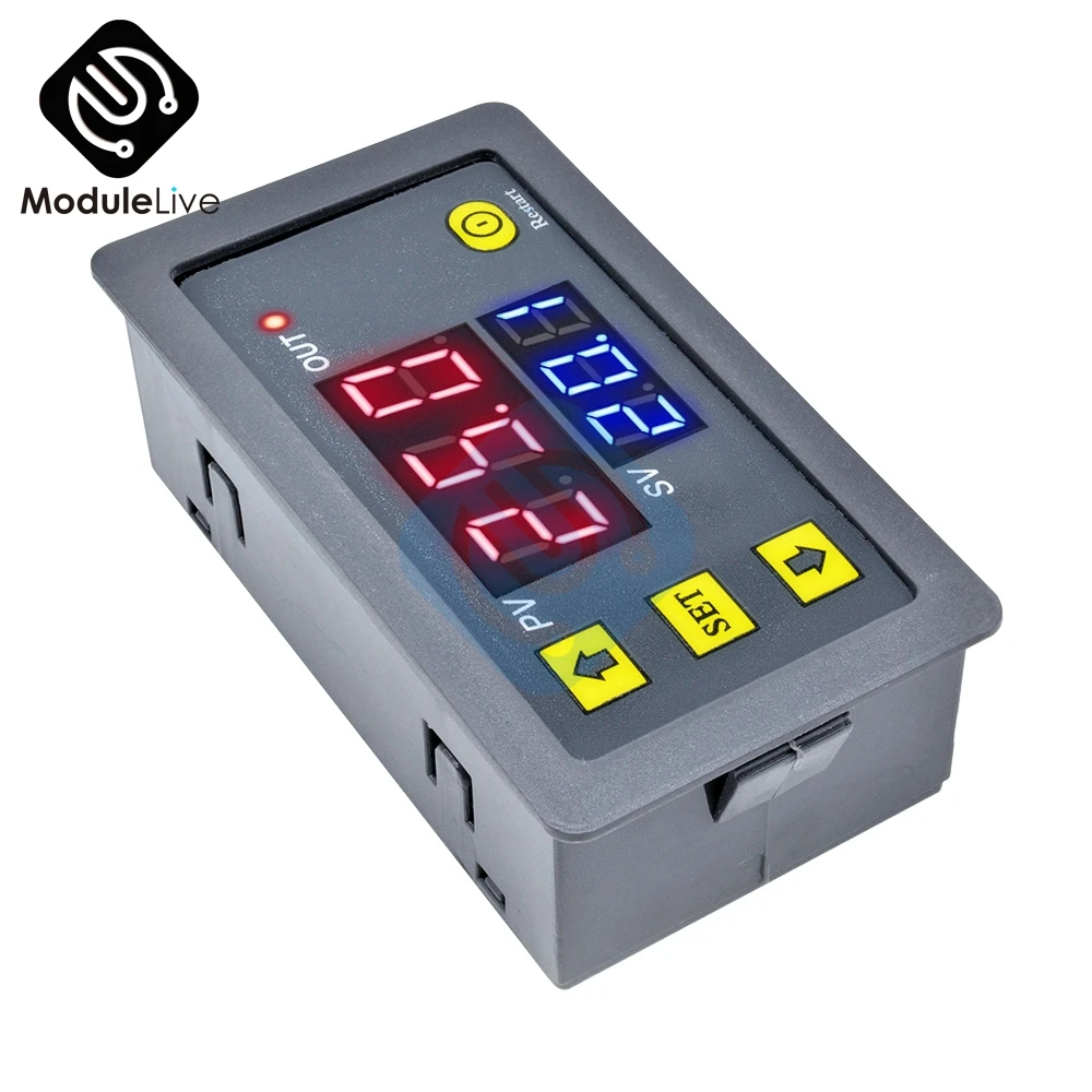 Modulo Relè Timer Multifunzione AC 110V 220V 230V Con Display A LED Digale Rardo Ciclico Interruttore On/off - Foto 6