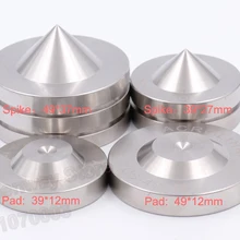 49 мм 39 мм динамик из нержавеющей стали БУР с фиксатором для ножки Pad База Hifi аудио проигрыватель cd рекордер усилитель изоляция ноги подставка база