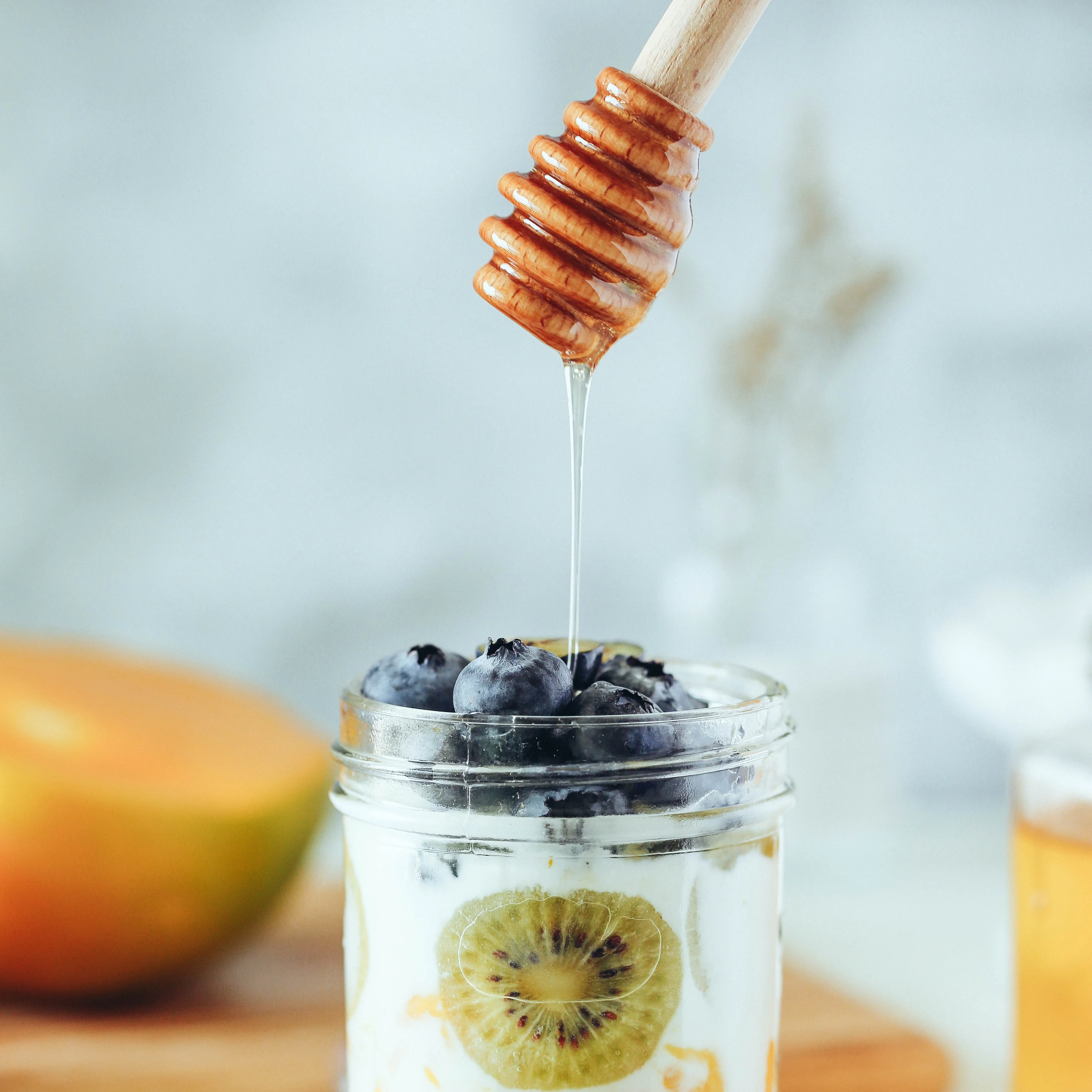 Натуральные Деревянные медовые палочки кухонные инструменты реквизит для