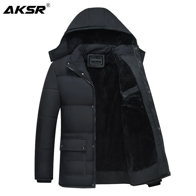 Мужская зимняя куртка, пальто с флисовой подкладкой, Толстая теплая зимняя мужская куртка, зимняя парка со съемным капюшоном, куртка для мужчин Abrigo Hombre 5XL