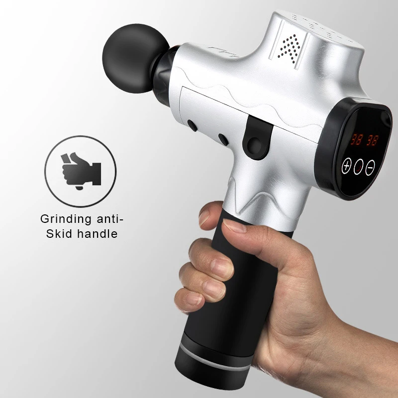 

1800-3500r/min Muscle Massage Gun Deep Tissue Massager Therapy Gun Deep Vibration Muscle Relaxation Fitness Equipment with BOX