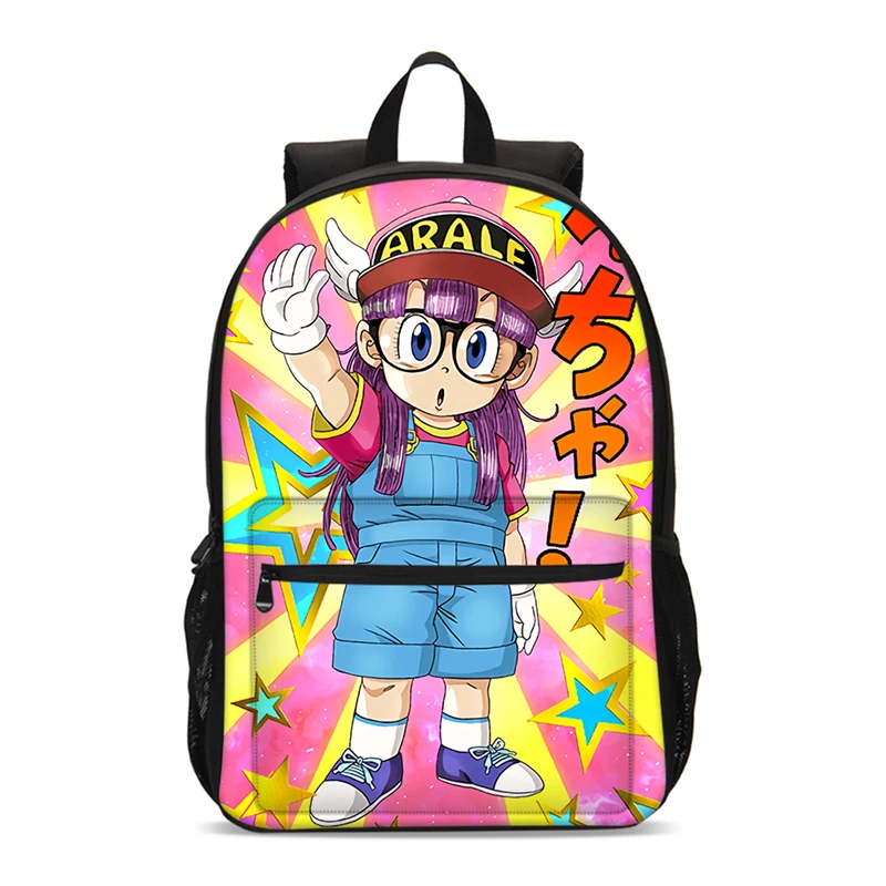 Школьные сумки Dr. Slump Arale для девочек, школьный рюкзак с милыми мультяшными рисунками, Детские рюкзаки, детский школьный рюкзак