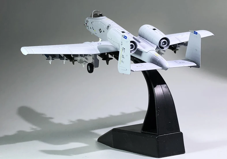 1:100 1/100 масштаб США A-10 Thunderbolt II Warthog Hog Штурмовик истребитель литой металлический самолет модель самолета детская игрушка для мальчика