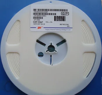 

Free Delivery. Patch capacitance 0603 33 pf 33 pf 50 v a plate of 4000 only 5%