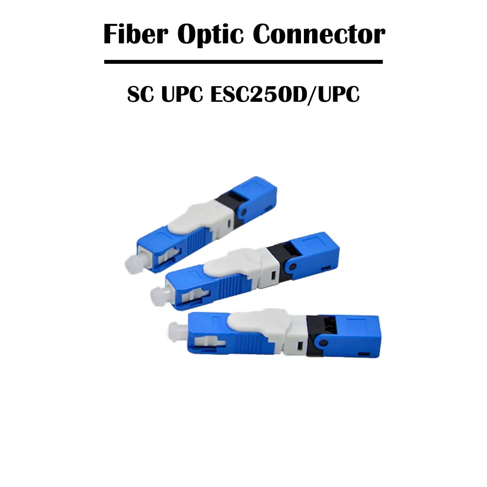500 шт. SC UPC/APC Волоконно оптический разъем встроенное холодное соединение SM