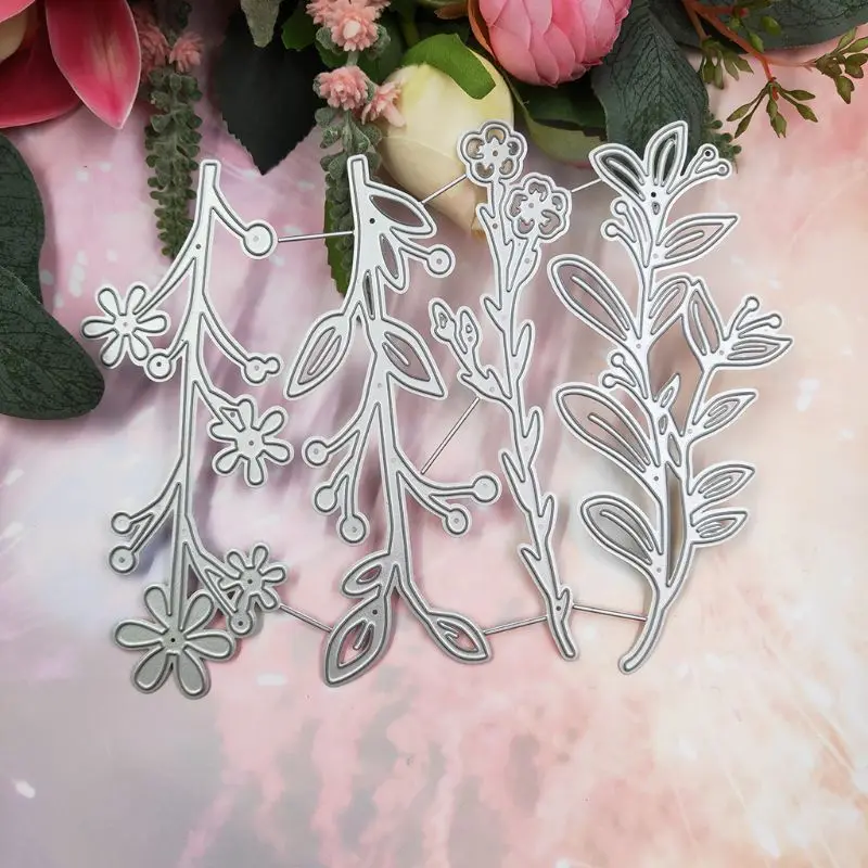 Филиал резки металла штампы Трафаретный Скрапбукинг DIY штамп для альбомов