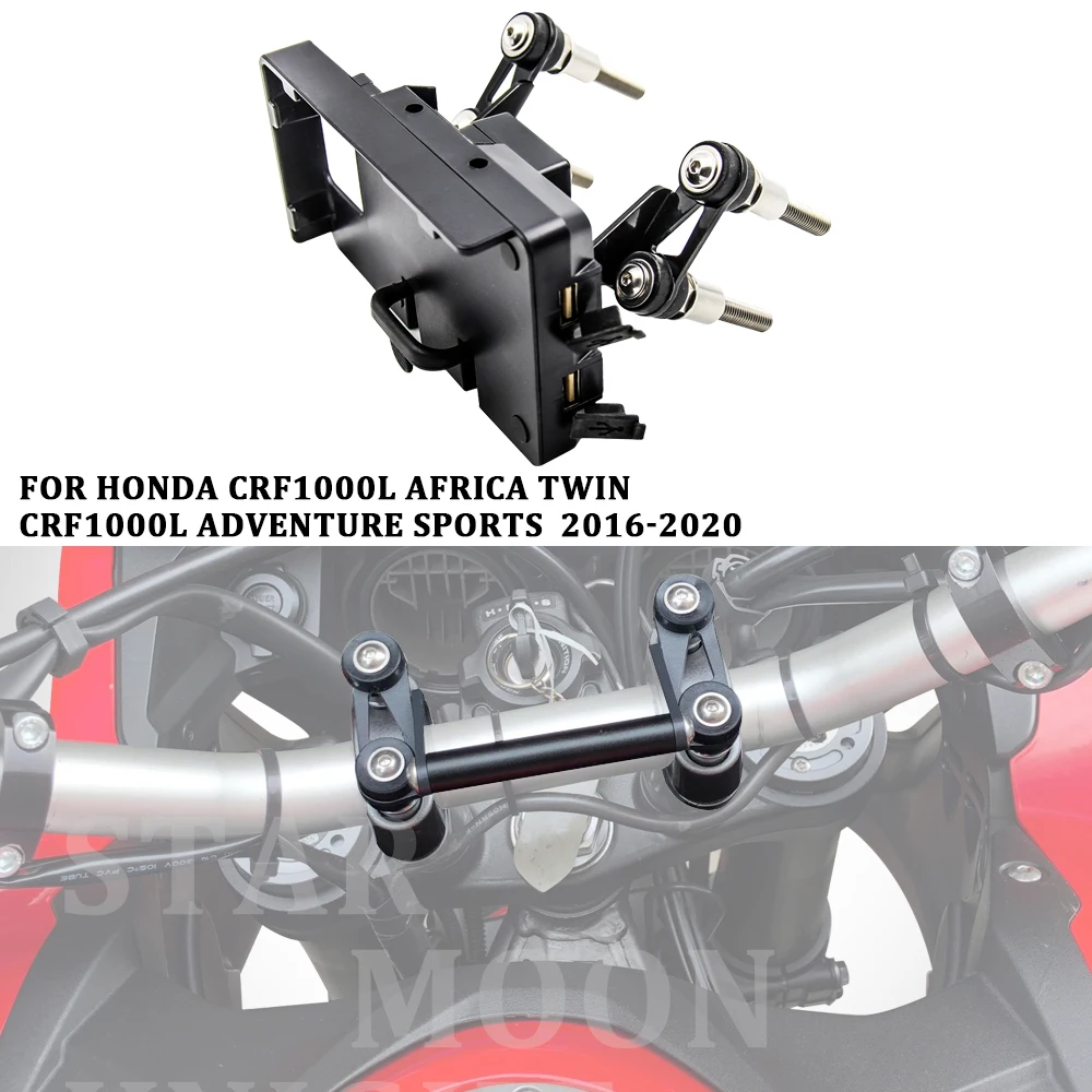 

For Honda CRF1000L Africa Twin CRF1000L ADV Sports 2016 - 2020 Motorcycle Stand Holder Phone Mobile Phone GPS Plate Bracket