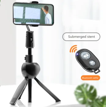 

3 In 1 Wireless Bluetooth Selfie Stick Foldable Mini Tripod Expandable Monopod For IPhone IOS Android Mobile Phone Accessories