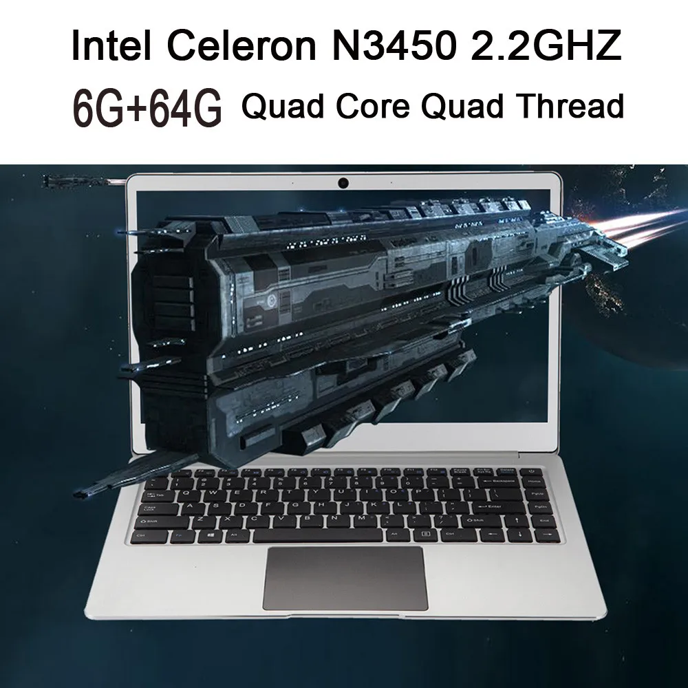 Новое поступление ультратонкий ноутбук 14 ''экран 1366*768 пикселей 6G+ 64G Windows10
