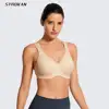 SYROKAN Women's High Impact Full Coverage Underwire Molded Active Workout Sports Bra ► Photo 1/5