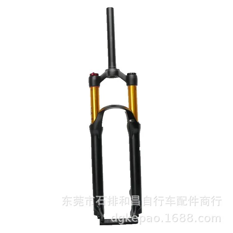 

Front Fork of Mountain Bike Gas Fork 27.5-Inch Straight Shoulder Control Shock Absorber Travel Inner Tube 32 Off-road Bicycle Fr