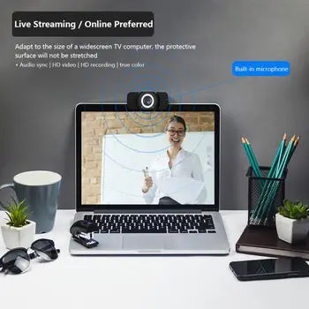 

hot Universal Clip-on 1080P HD USB 2.0 Webcam Built-in Microphone Digital Camera Video Conferencing Online Course Fast Delivery