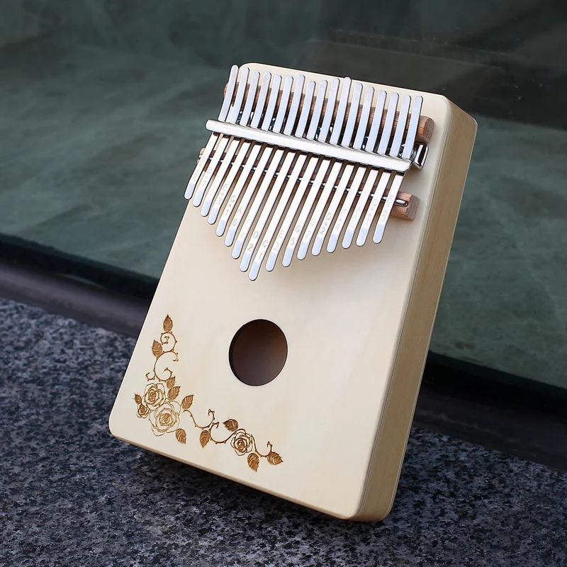 KERUS Kalimba 17 клавиш с деревом красного дерева портативный мбира палец пианино подарки для детей и фортепиано начинающих профессиональный инструмент