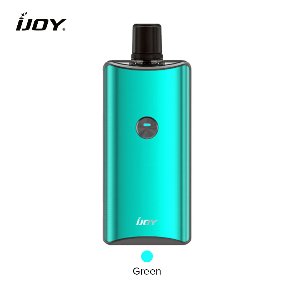 16 Вт IJOY Saturn Pod Комплект с 1100 мАч Vape Mod 3 мл SATURN картридж Топ заправка Танк VS Ijoy Neptune E сигареты - Цвет: Зеленый