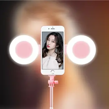Bluetooth Tripod Selfie Stick 1.7m Extendable Support LED Ring light Double fill light support for iPhone Android SmartPhone
Bluetooth Tripod Selfie Stick 1.7m Extendable Support LED Ring light Double fill light support for iPhone Android SmartPhone