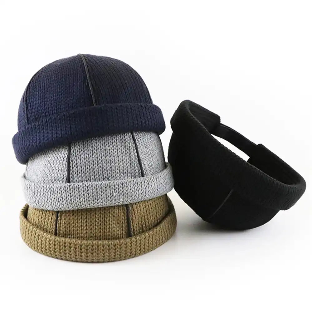 leather skull caps for men