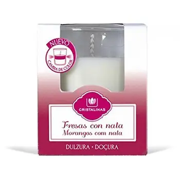 

CRISTALINAS Voile Bicolore Fresa-nata, Cire, Rose, 6.7 x 6.7 x 8 cm