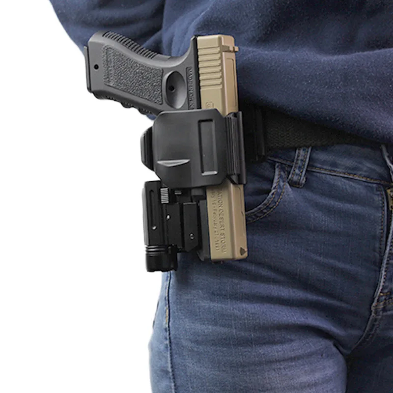 Tactical Gun Belt Holster For Glock 17 22 23 Airsoft Pistol Waist