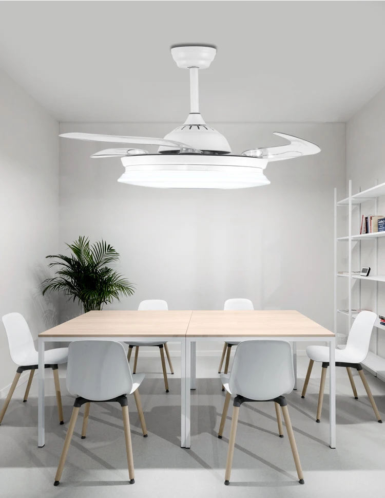 Offdarks современный светодиодный потолочный вентилятор света дистанционного управления для спальни, гостиной, столовой, потолочный светильник bluetooth динамик APP