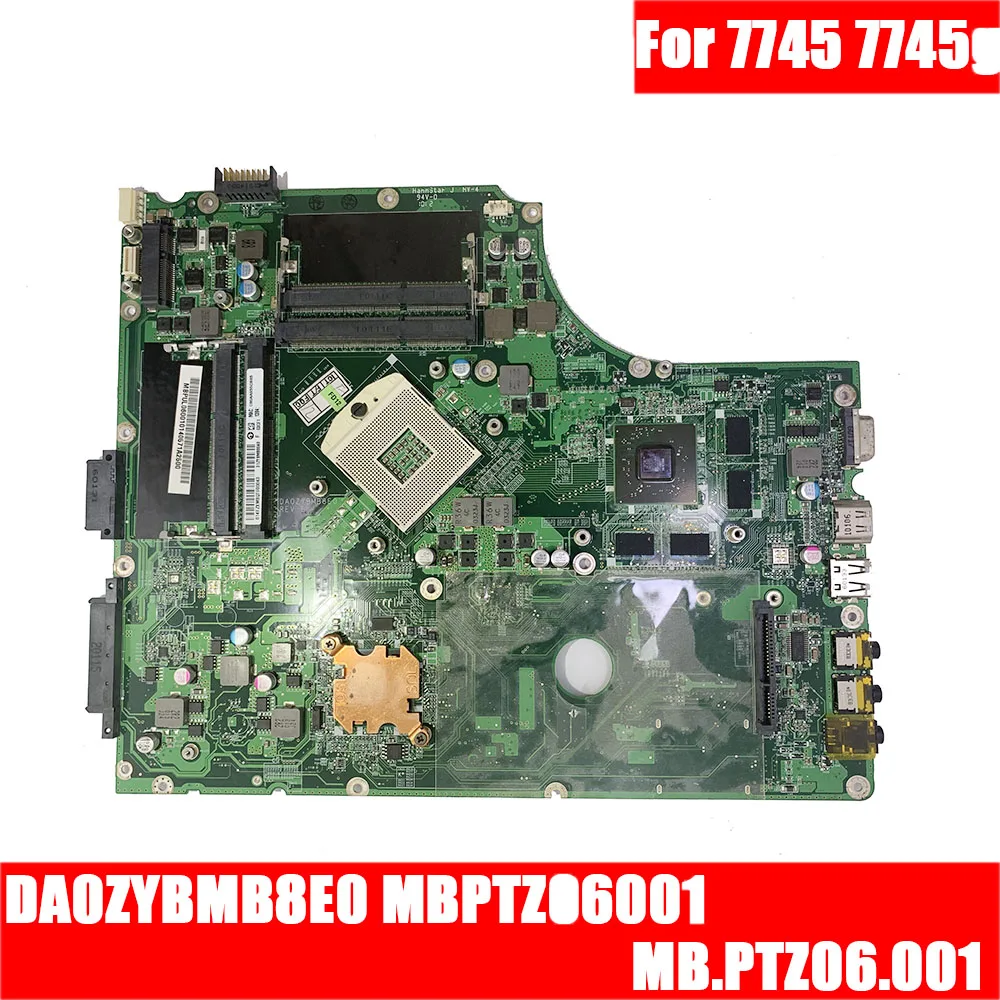 Материнская плата для ноутбука DA0ZYBMB8E0 acer ASPIRE 7745 7745g MBPTZ06001 MB.PTZ06.001 материнская
