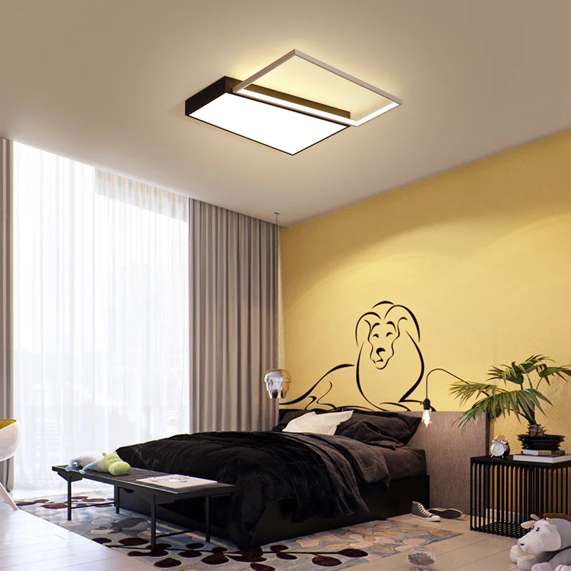 WARM LIGHT YIJIA скандинавский потолочный светильник, Лофт лампа, головной светильник, арт-деко, светильник, ретро прикроватный светильник, дистанционное управление, для столовой, 220 В - Цвет корпуса: WARM LIGHT