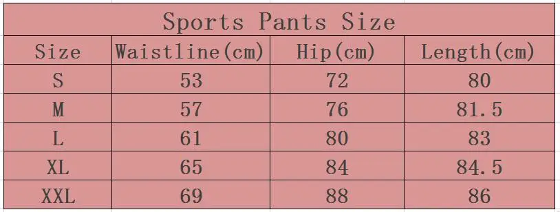 pants size