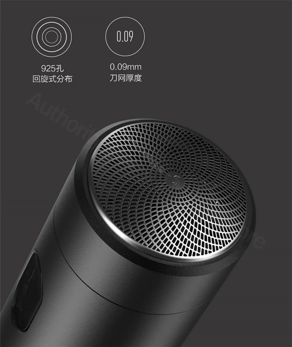 Xiaomi Мини электробритва, портативная Мужская бритва type-C, быстрая зарядка, моющаяся, китайский стиль, умное управление, бритва, борода