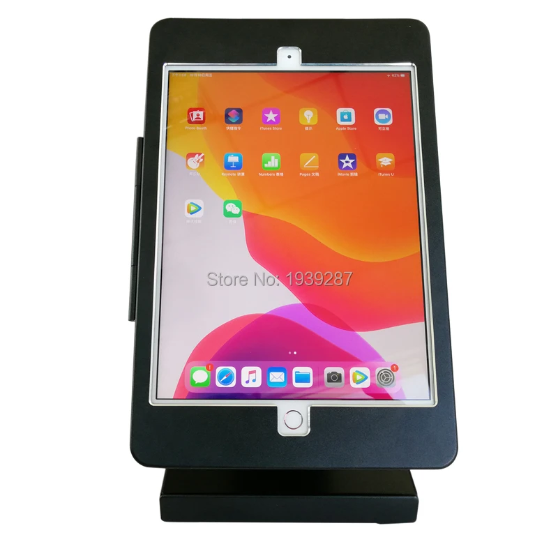 Для iPad 10,2 и 10,5 iPad air Pro столешница киоск безопасности POS Стенд крепление на настольном стопорном держателе металлическая поддержка